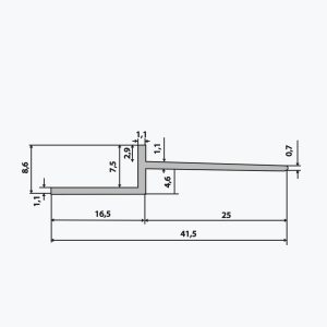 TEMPOLISTEL® B111 Profil za šuplju fugu savitljiv - Image 3